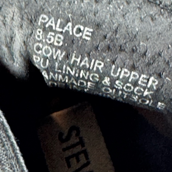 Steve Madden Leopard Print Calf Hair Ankle Bootie - Picture 10 of 11